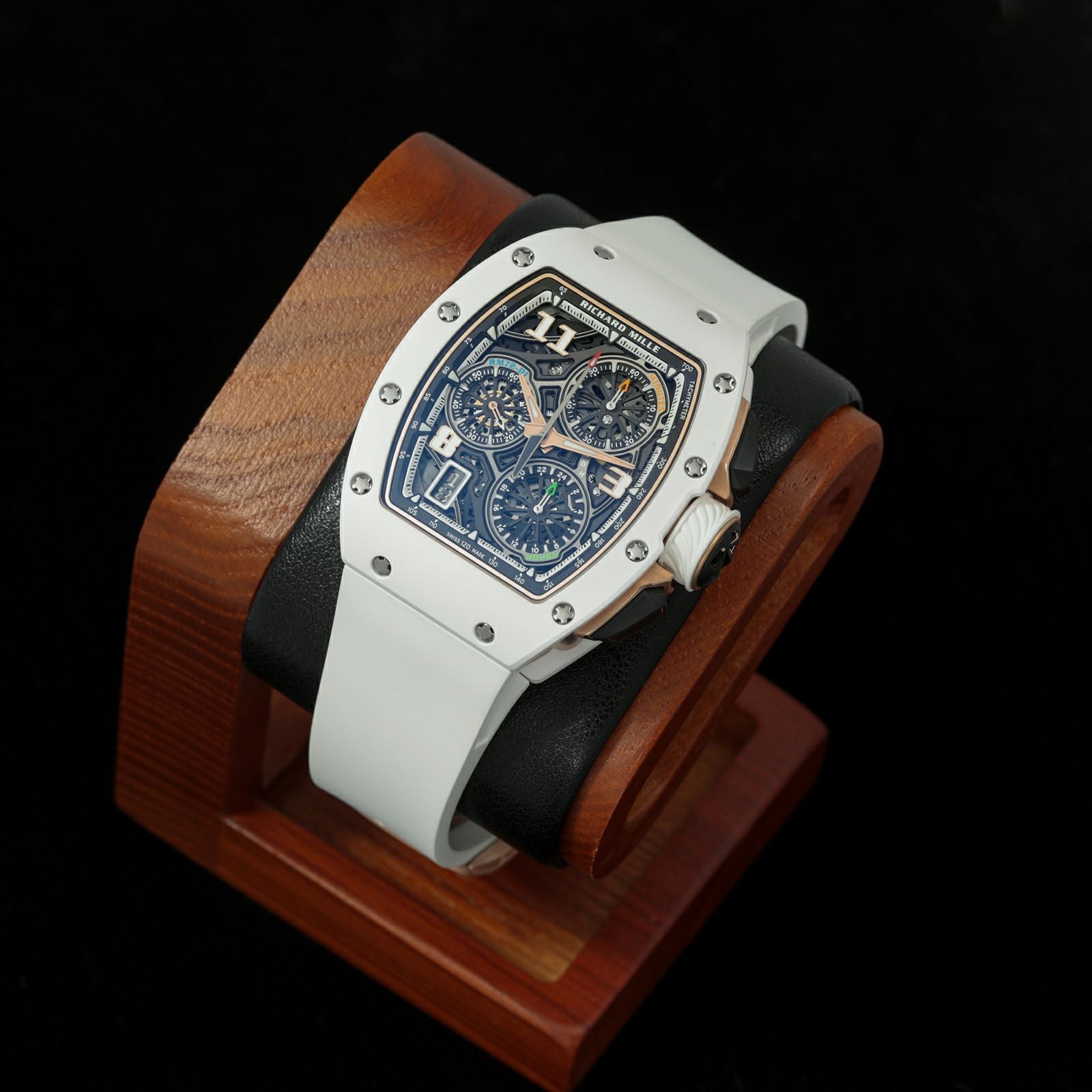 新品】リシャール ミル 時計 RM72-01 ホワイトセラミック スケルトン