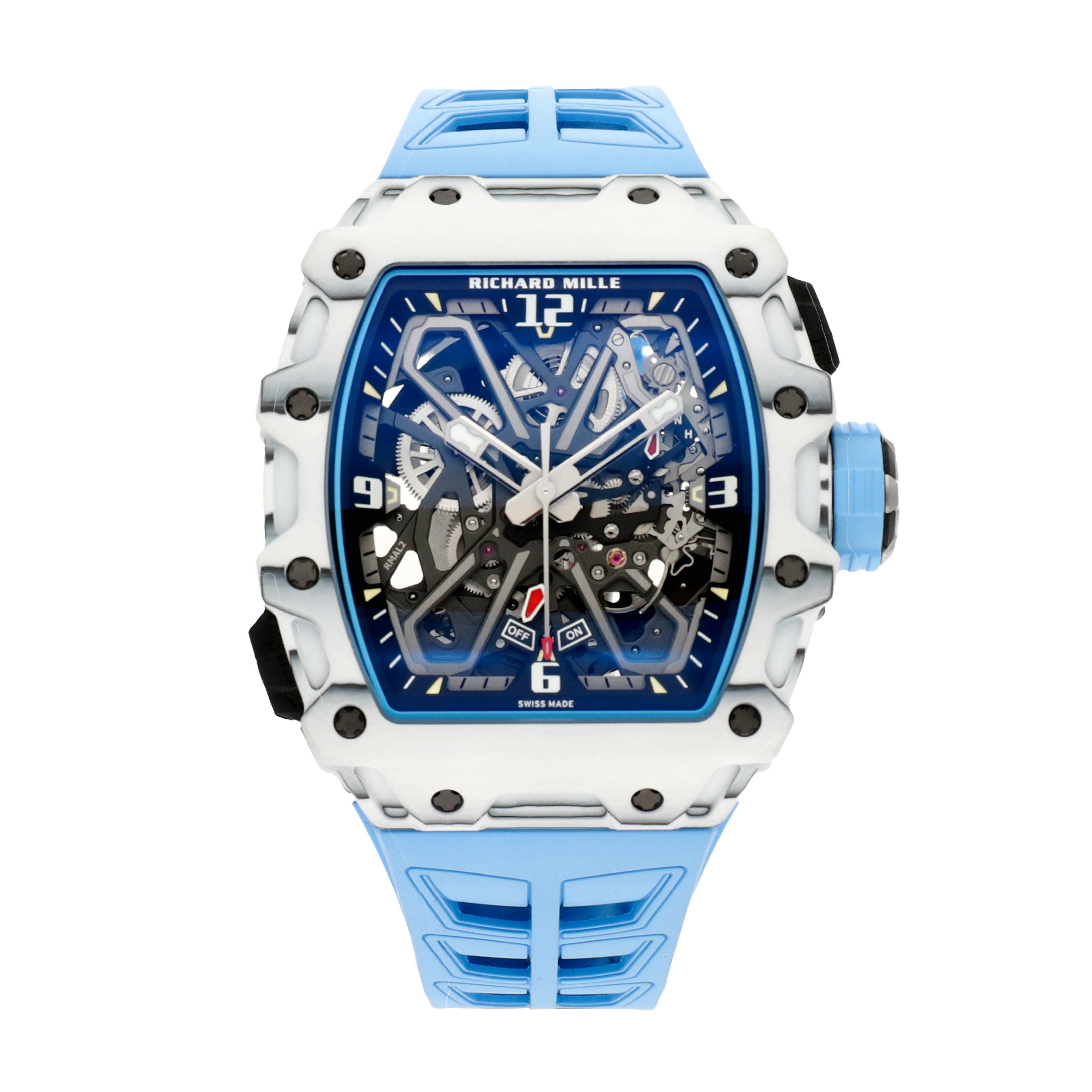 RICHARD MILLE スケルトンダイヤル 時計 新品】リシャールミル 時計 RM35-03 ラファエルナダル スケルトン文字