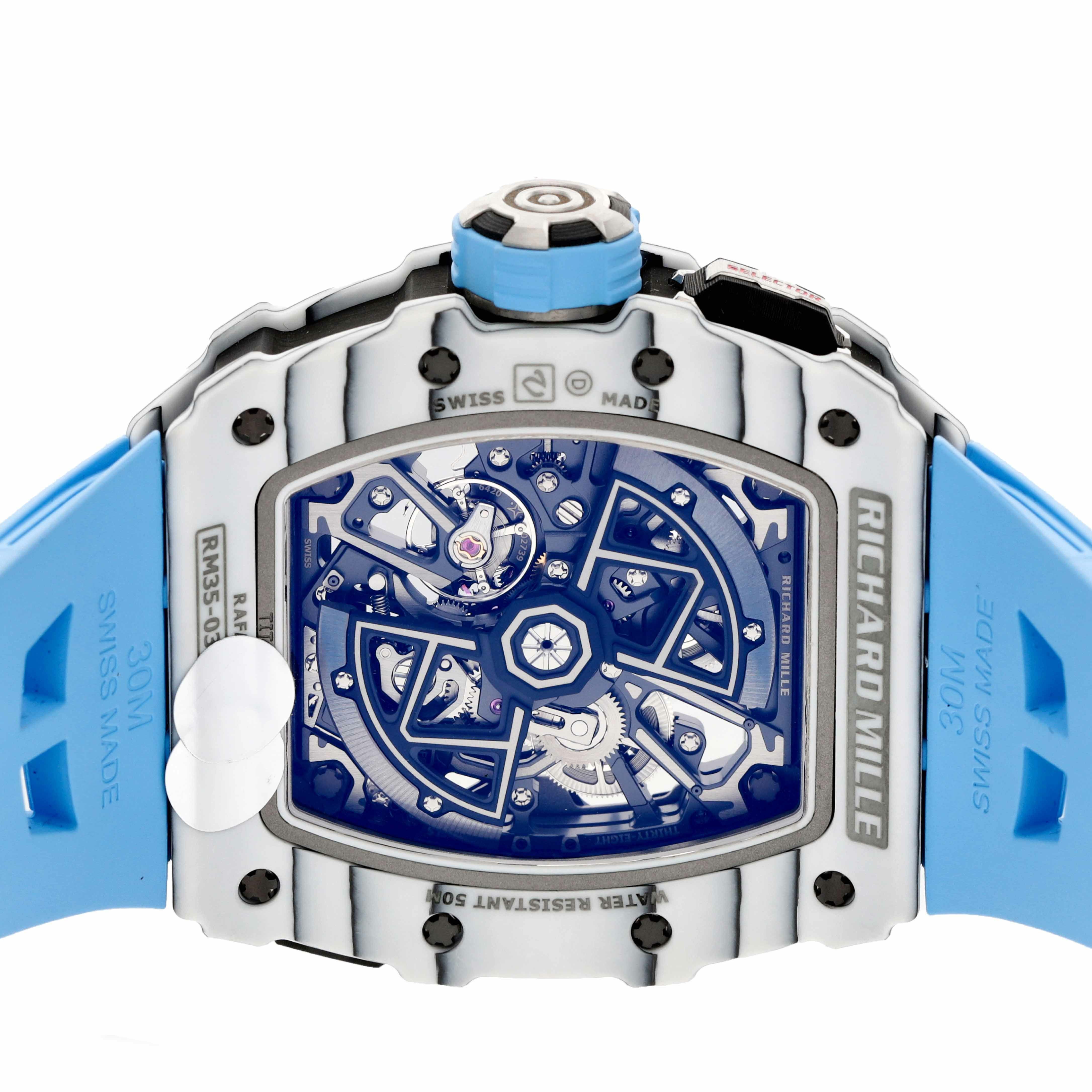 新品】リシャールミル 時計 RM35-03 ラファエルナダル スケルトン文字