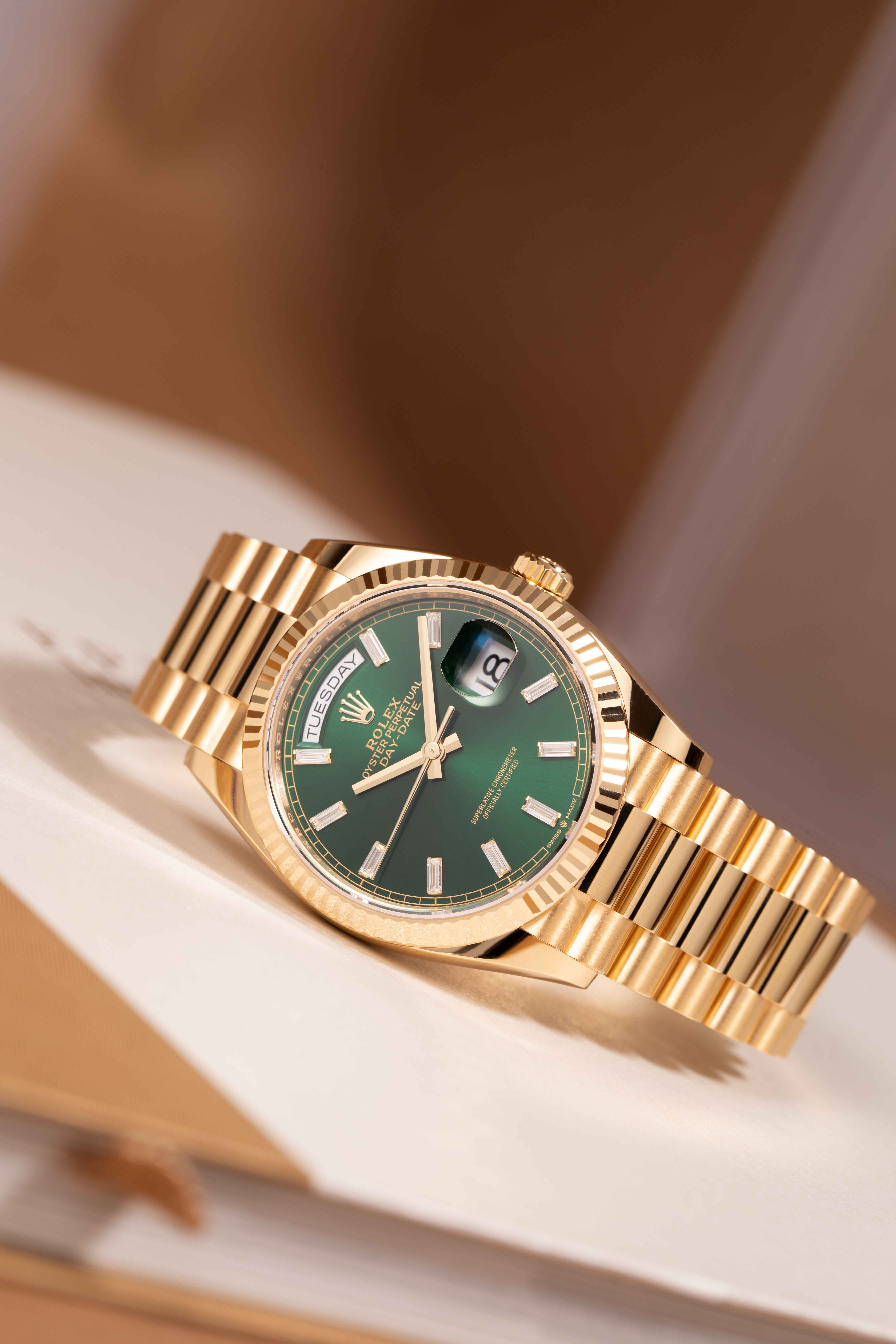 新品】 ロレックス 時計 デイデイト 36 バケットダイヤモンド