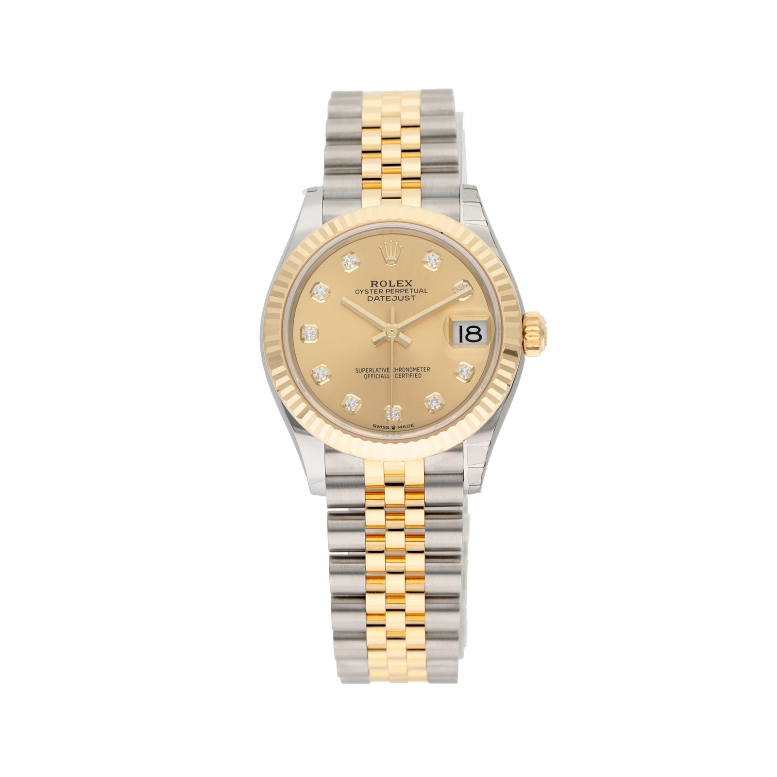 ロレックス ROLEX オイスターパーペチュアル31 277200 ベージュ ステンレススチール 自動巻き レディース 腕時計 オイスター パーペチュアル ロレックス オイスターパーペチュアル31