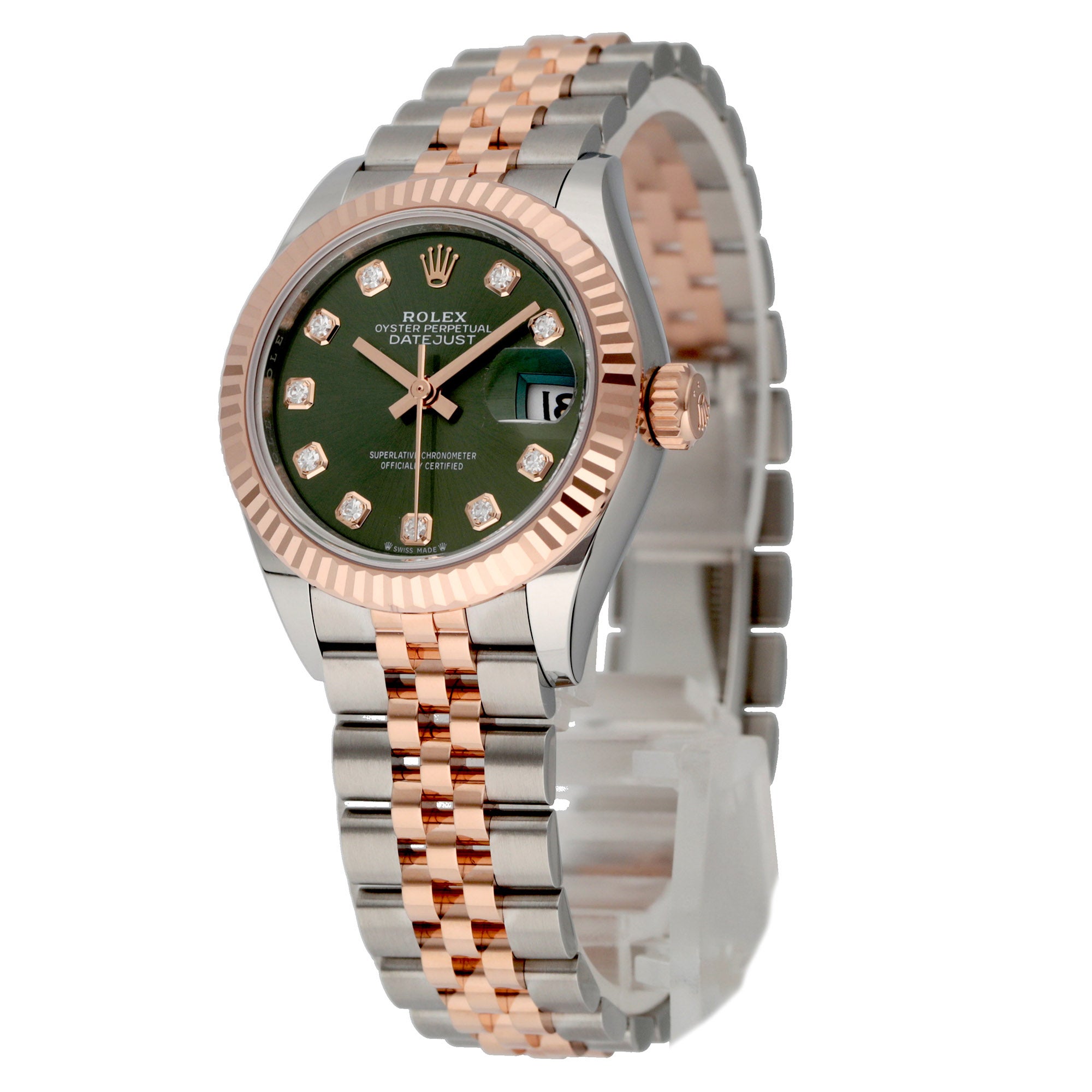 ROLEX(ロレックス) 腕時計美品  デイトジャスト 279173G レディース SS×K18YG/10P新型ダイヤ/ランダムルーレット/22コマ+余り3コマ(フルコマ) シルバー ROLEX - ROLEX(ロレックス) 腕時計美品 デイトジャスト 279173G