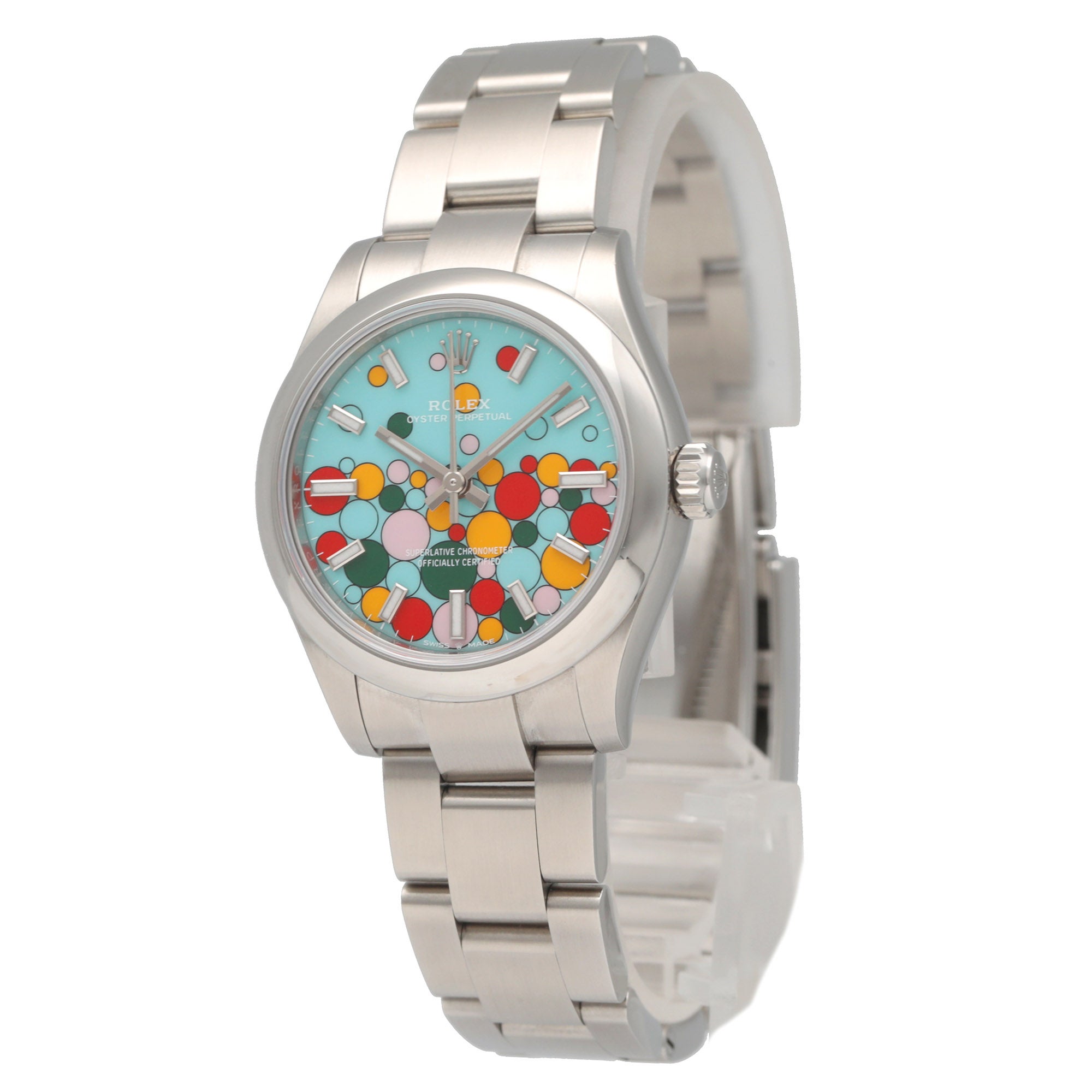ス*ー様 おもちゃのロレックス ROLEX】ロレックス オイスター36㎜ ターコイズブブルー126000 – とけい