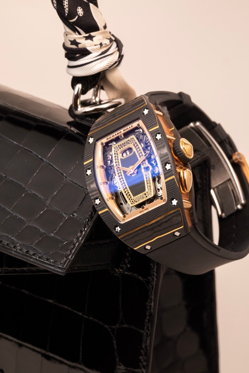 中古AB】 リシャールミル 時計 オートマチック ウイング RM037 RG CAO
